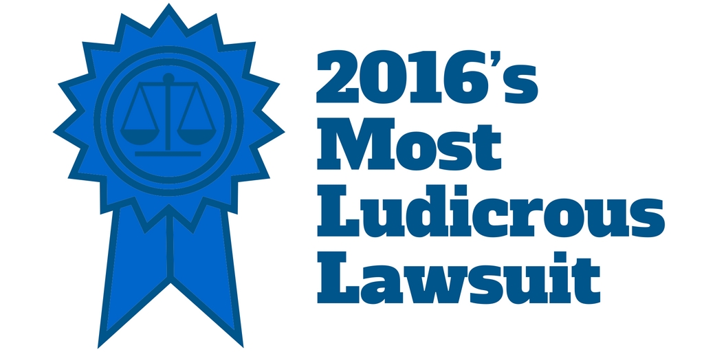 2016's Most Ludicrous Lawsuit